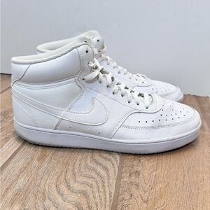 Nike Men’s White Court Vision Mid Size 11.5